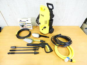 #KARCHER Karcher home use high pressure washer K2.99M 50Hz year unknown pipe cleaning hose attaching operation verification settled @140(04)