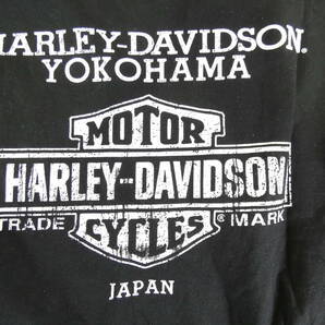 ★☆ Harley Davidson Yokohama グラフィックTシャツ L ハーレーダビッドソン ＠送料520円の画像7