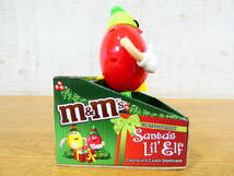 ◎未使用　ｍ＆ｍ'ｓ/エムアンドエムズ　キャラクターグッズ　チョコディスペンサー　クリスマス レッド　全高約18cm　おまけ付き　＠60(4)_画像5