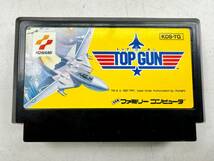 ♪【中古】Nintendo ファミリーコンピュータ 箱 説明書 付き ソフト TOP GUN 任天堂 ファミコン カセット トップガン 動作未確認 ＠370(4)_画像3