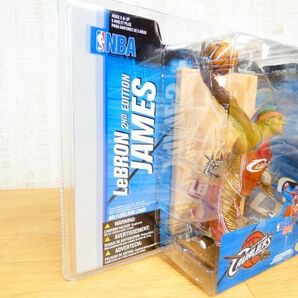 S) 新品未開封！ McFARLANE マクファーレン NBA フィギュア「 LeBRON JAMES レブロン・ジェームズ / CAVALIERS 」 @80 (F4-24)の画像6