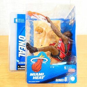 S) 新品未開封！ McFARLANE マクファーレン NBA フィギュア「 SHAQUILLE O'NEAL シャキール・オニール / MIAMI HEAT 」 @80 (F4-20)の画像1