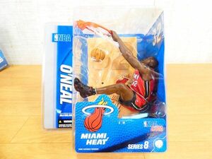 S) 新品未開封！ McFARLANE マクファーレン NBA フィギュア「 SHAQUILLE O'NEAL シャキール・オニール / MIAMI HEAT 」 @80 (F4-20)