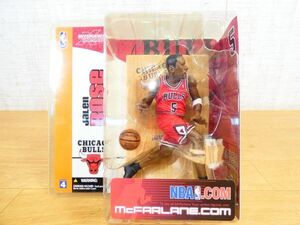 ★S) 新品未開封！ McFARLANE マクファーレン NBA フィギュア「 JALEN ROSE ジェイレン・ローズ / BULLS 」 @80 (F4-11)