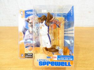 S) 新品未開封！ McFARLANE マクファーレン NBA フィギュア「 LATRELL SPREWELL ラトレル・スプリーウェル / KNICKS 」 @80 (F4-3)