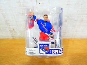 【S) 未開封！ マクファーレントイズ NHL ニューヨーク・レンジャース Wayne Gretzky ウェイン・グレツキー #99 フィギュア @60(K-14)】