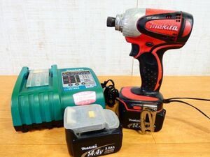 makita マキタ TD131D 14.4V充電式インパクトドライバ 電動工具 ※現状渡し@80(4)