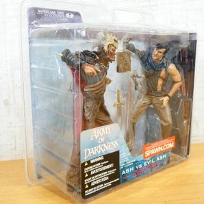 S) 未開封！ McFARLANE TOYS マクファーレントイズ スポーン Army Of Darkness Ash Vs Evil Ash フィギュア ＠80(3-20)の画像2