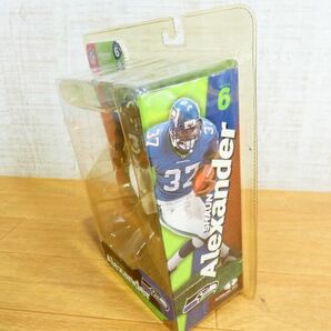 S) 未開封！ マクファーレントイズ NFL シアトル シーホークス SHAUN ALEXANDER ショーン アレキサンダー #37 フィギュア @80(M-23)の画像4