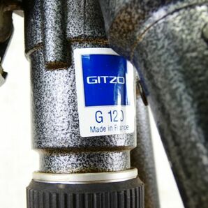 ■⑦GITZO ジッツォ カメラ三脚 G120 GILUX 雲台 Manfrotto マンフロット #056 約2.1Kg 現状品＠100(04)の画像5