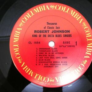 S) ROBERT JOHNSON ロバート・ジョンソン 「 King Of The Delta Blues Singers 」 LPレコード US盤 CL 1654 @80 (R-25)の画像6