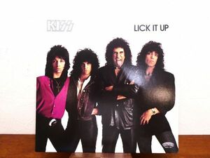 S) KISS キッス 「 LICK IT UP 」 LPレコード 国内盤 28S-181 @80 (R-14)