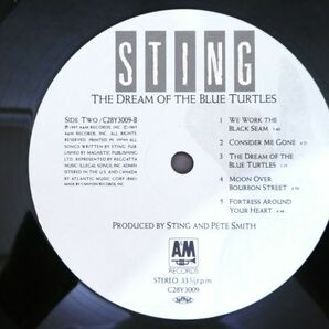 S) STING スティング「 THE DREAM OF BLUE TURTLE / ブルー・タートルの夢 」 LPレコード 帯付き C28Y3009 @80 (R-1)の画像9