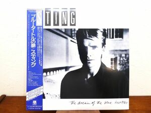 S) STING スティング「 THE DREAM OF BLUE TURTLE / ブルー・タートルの夢 」 LPレコード 帯付き C28Y3009 @80 (R-1)