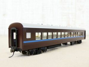 S) FUJI フジモデル ナロ10 国鉄客車 茶 HOゲージ 鉄道模型 ※動作未確認 ＠60(4-32)