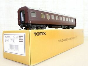 S) TOMIX トミックス HO-522 オハネ17 茶 HOゲージ 鉄道模型 ※動作未確認 ＠60(4-4)