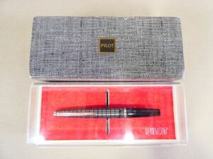 【(G-6)USED!PILOT 万年筆 Elite★パイロット/H377/18K-750/F ※現状品＠送料520円(4)】