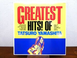 S) 山下達郎 「 GREATEST HITS！OF TATSURO YAMASHITA 」 LPレコード RAL-8803 @80 (C-42)