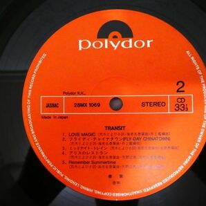 S) 泰葉 YASUHA「 TRANSIT / トランジット 」 LPレコード 帯付き 28MX 1069 @80 (C-7)の画像7