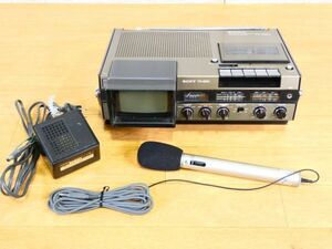 SONY ソニー TV-FM/SW/MW receiver カセットコーダー FX-402A オーディオ機器 ※通電OK ジャンク＠100(4)