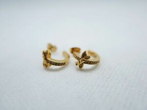 ■⑫D.A.D DAD デーアーデー アクセサリー ピアス フープ型 ゴールド LUXURIOUS STYLE 箱付き 美品＠送料520円