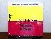 S) MILES DAVIS マイルス・デイビス「 SKETCHES OF SPAIN スケッチ・オブ・スペイン 」 LPレコード 帯付き 25AP 756 @80 (J-52)_画像1
