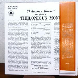 S) Thelonious Monk セロニアス・モンク 「 Thelonious Himself 」 LPレコード 帯付き SMJ-6053M @80 (J-44)の画像2