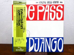 S) JOE PASS ジョー・パス 「 FOR DJANGO 」 LPレコード 帯付き K23P-6706 @80 (J-39)