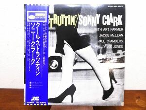 S) SONNY CLARK ソニー・クラーク 「 COOL STRUTTIN' 」 LPレコード 帯付き LNJ-80072 @80 (J-7)