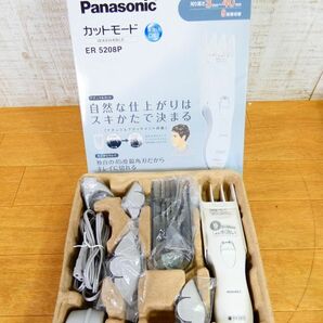 ◇Panasonic パナソニック カットモード 電気バリカン ER5208P 水洗いOK 充電・交流式＠60の画像1