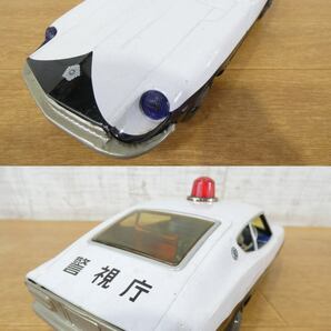 ◎ジャンク 当時もの レトロ玩具 ブリキ玩具 フリクションなど 警察車両/パトカー 5台セット まとめて 約15～30cm 詳細不明 ＠80(3)の画像10