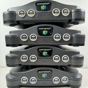 ♪【中古】任天堂 Nintendo 64 本体 NUS-001 4台 まとめ ロクヨン N64 動作未確認 ジャンク ＠80(3)の画像1