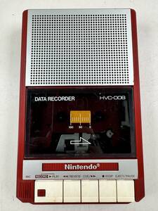 ♪【中古】Nintendo ファミリーコンピュータ データレコーダー HVC-008 任天堂 ファミコン 動作未確認 ジャンク ＠60(3)