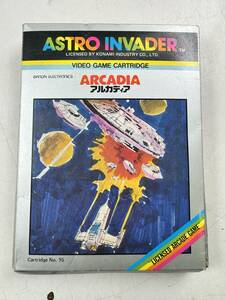 ♪【中古】BANDAI ARCADIA ソフト アストロインベーダー バンダイ アルカディア カセット 動作未確認 ジャンク ＠送料520円(4)