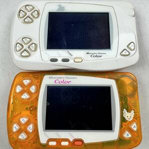 ♪【中古】BANDAI WonderSwan Color 本体 2台 まとめ バンダイ ワンダースワンカラー ファイナルファンタジー 動作未確認 ジャンク ＠60(4)の画像1