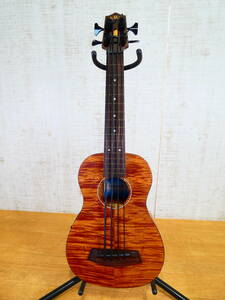[USED!KALA ukulele base UBASS-EM-FL*kala/ case attaching / fret less / simple sound out OK * present condition goods @140(4)]