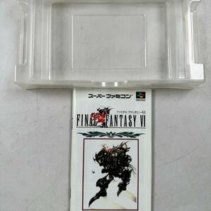 ♪【中古】Nintendo スーパーファミコン 箱 説明書 付き ソフト ファイナルファンタジーVI 任天堂 スーファミ FF6 カセット ＠送料520円(4)の画像5