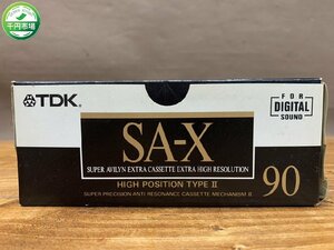 【H2-0188】1円～ 未使用 未開封 10個パック TDK SA-X90 ハイポジション/カセットテープ/HIGH POSITION TYPE II セット まとめ【千円市場】