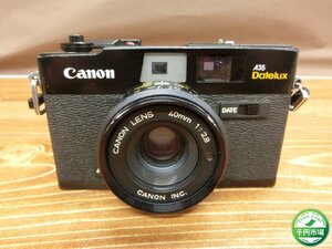 【H2-0142】レトロ Canon A35 Datelux キャノン フィルムカメラ CANON LENS 40mm 1:2.8 現状品【千円市場】