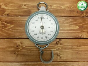 [WF-0050]KANSAI SCALE dynamometer spring measure measuring instrument retro Showa era 160kg present condition goods [ thousand jpy market ]