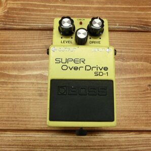 【Y-9848】BOSS SD-1 Super Over Drive スーパードライブ エレキギター 現状品【千円市場】の画像1