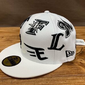 【YL-0124】即決 新品 NEW ERA eBASEBALL プロスピAリーグ 2021 ALLOVER 5950 白/黒 7 3/8 ニューエラ 12球団 定価9700円【千円市場】の画像1