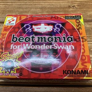 【N2-1487】WS beatmania for WonderSwan ビートマニア 箱 説明書付 ターンテーブル付 ワンダースワン 現状品【千円市場】の画像6
