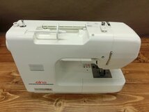 【YZ-0094】JANOME ジャノメ コンピューターミシン エルナelna Model 843型 5110 足ふみスイッチ付き(針上下動作OK)【千円市場】_画像3