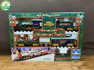 [N2-1463] unused NORTHPOLE TOYno- sport toy shop Christmas to rain set locomotive Xmas row car [ thousand jpy market ]