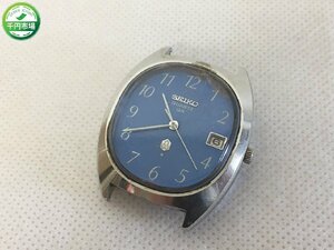 【D-1701】SEIKO セイコー　クォーツ　腕時計　デイト　ブルー　文字盤　3862-5010　ジャンク【千円市場】