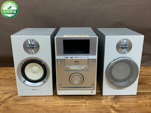 [WB-0458]SONY Sony HDD network audio system mini component NAS-D5HD speaker pair SS-D5HD electrification only [ thousand jpy market ]