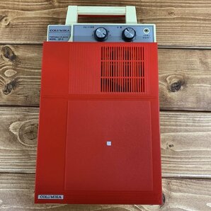 【O-6452】昭和レトロ COLUMBIA コロンビア GP-3 ポータブルレコードプレーヤー ターンテーブル ジャンク【千円市場】の画像1