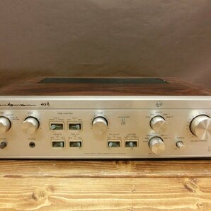 【OY-3171】LUXMAN ラックスマン プリメインアンプ L-45A AUX簡単音出し確認済 ジャンク【千円市場】の画像1