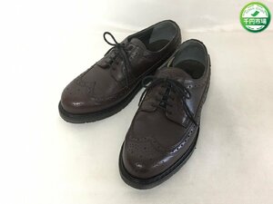 【D-1760】MEPHISTO メフィスト AIR-RELAX GOODYEAR ビジネス シューズ レースアップ 茶 サイズ EUR 6(約24.5㎝)【千円市場】